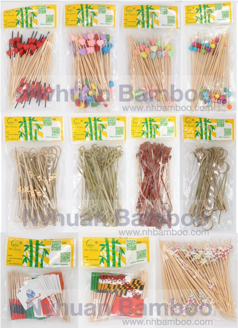 Food Grade Bamboo Toothpicks Fruit Picks