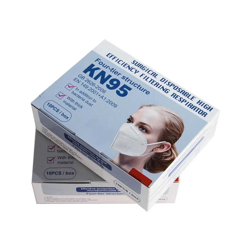 Scatola di immagazzinaggio della maschera facciale per imballaggio della maschera chirurgica medica monouso