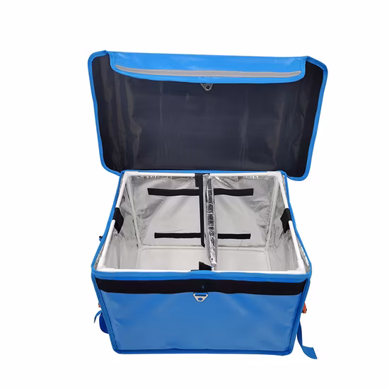 Borsa per la consegna degli alimenti con scatola refrigerante per organizzatore di lattine personalizzata Non